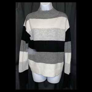 Express bell sleeve stripe sweater